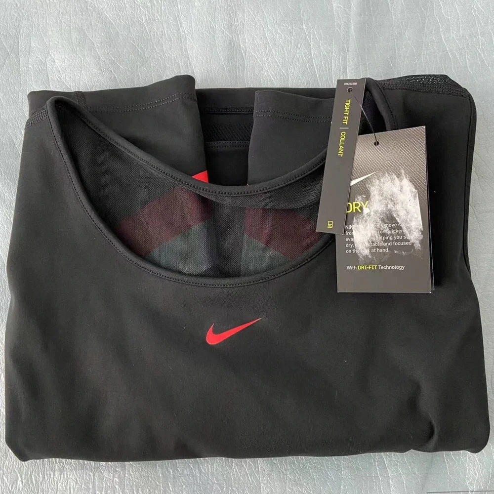 Women's Nike Color-block Stripe Cropped Training Tank Size 3X